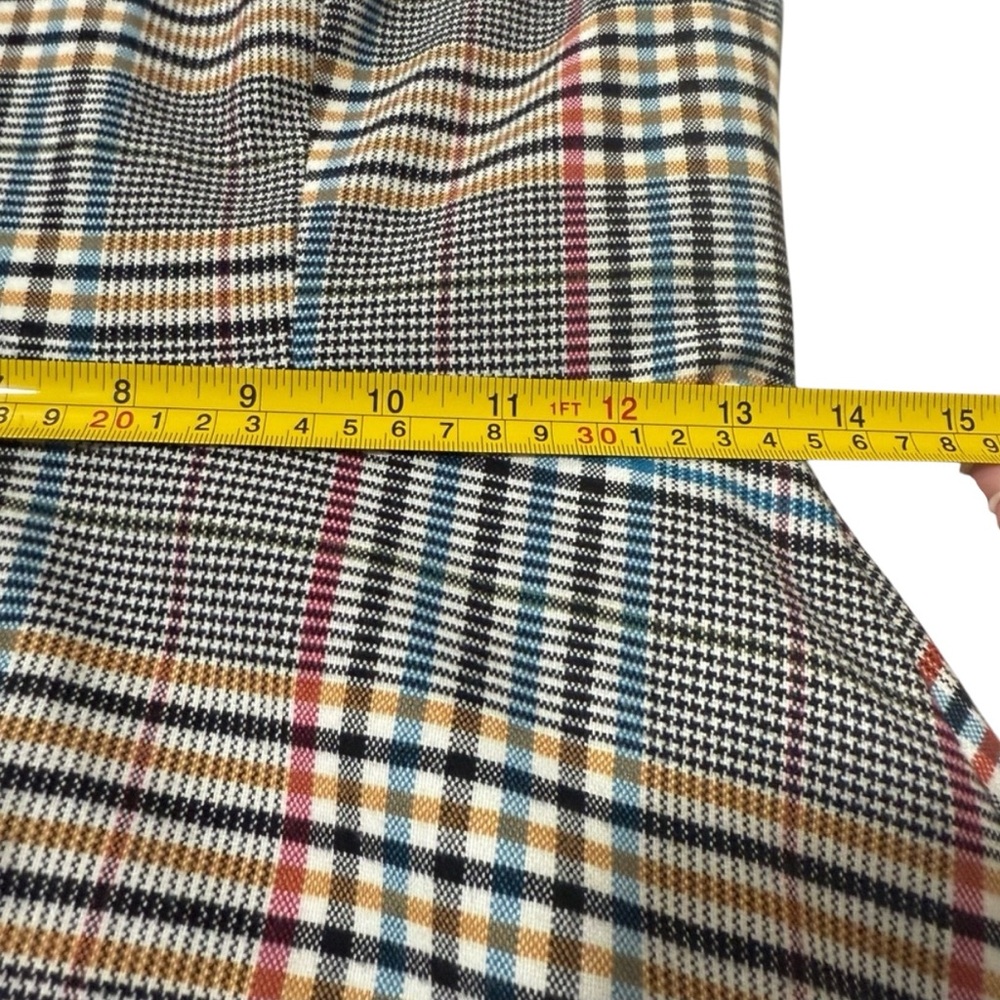 Anthropologie Moulinette Soeurs Plaid Fit & Flare Dress Women’s Size 4 - Picture 8 of 11